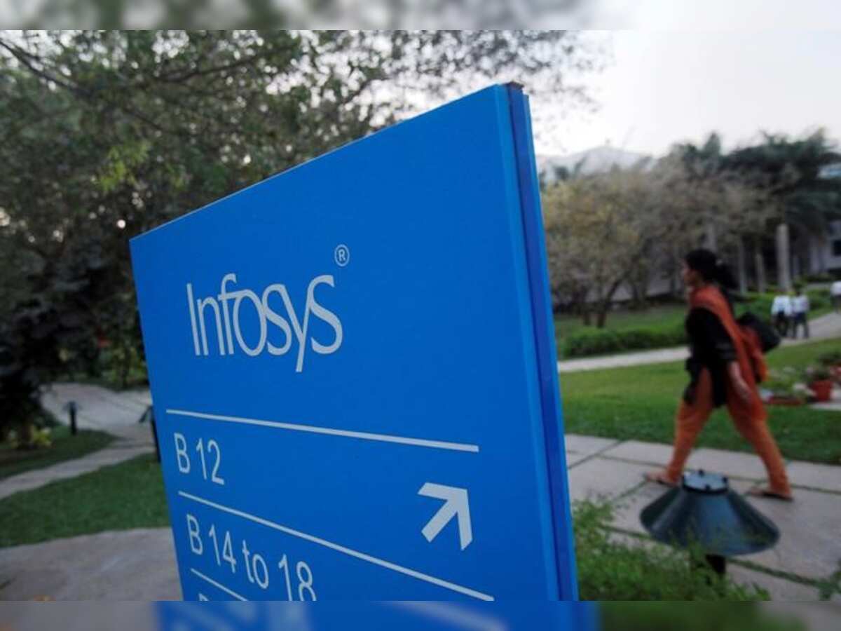 Infosys for first time records negative growth in