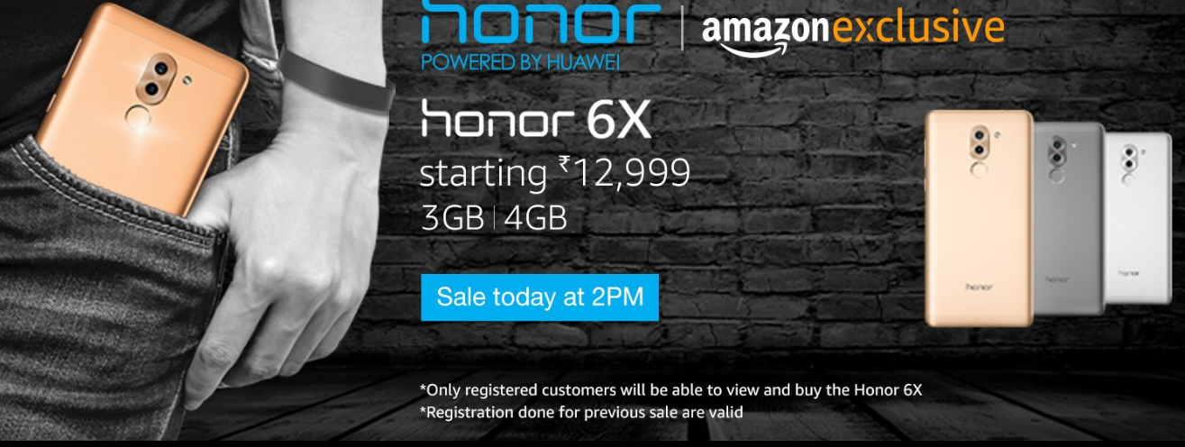 Amazon surprise: No registration needed to buy Honor 6X anymore