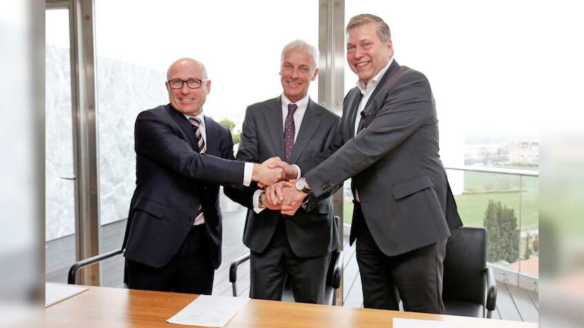 Tata Motors signs MoU with Volkswagen Group on joint production of cars