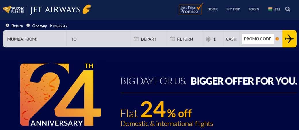 Jet Airways turns 24 today; announces special discount | Zee ...
