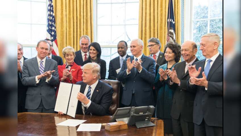 Rolling back the job-killing regulations that make harder for cos to grow & hire in America: Trump