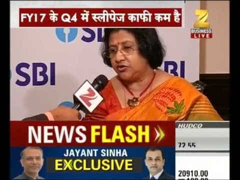 Exclusive talk with Arundhati Bhattacharya, Chairman,SBI over Q4 FY17 numbers of SBI