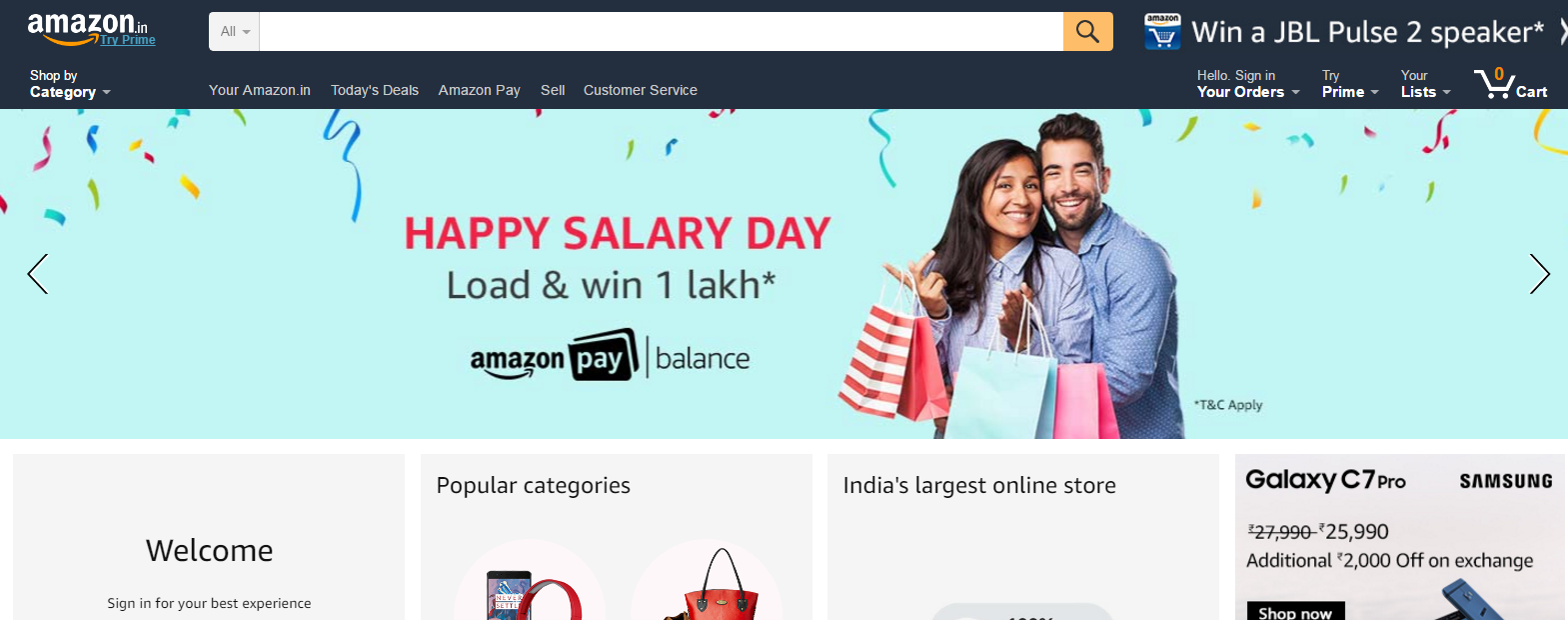 Happy Salary Day: Here's how you can win prizes every hour on Amazon India's contest