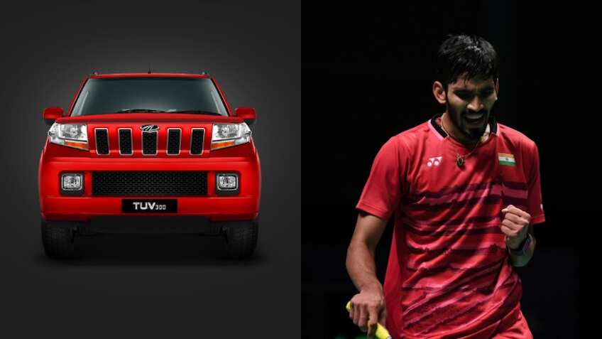 Anand Mahindra gifts Kidambi Srikanth a TUV300 to compensate for BAI's poor cash prize