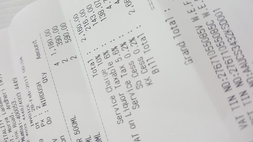 Service charge column on a bill may be left blank by restaurants, Govt says