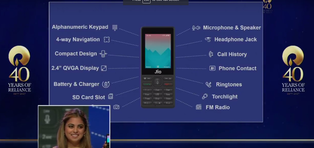 Pre-book JioPhone on August 24; here are its specifications