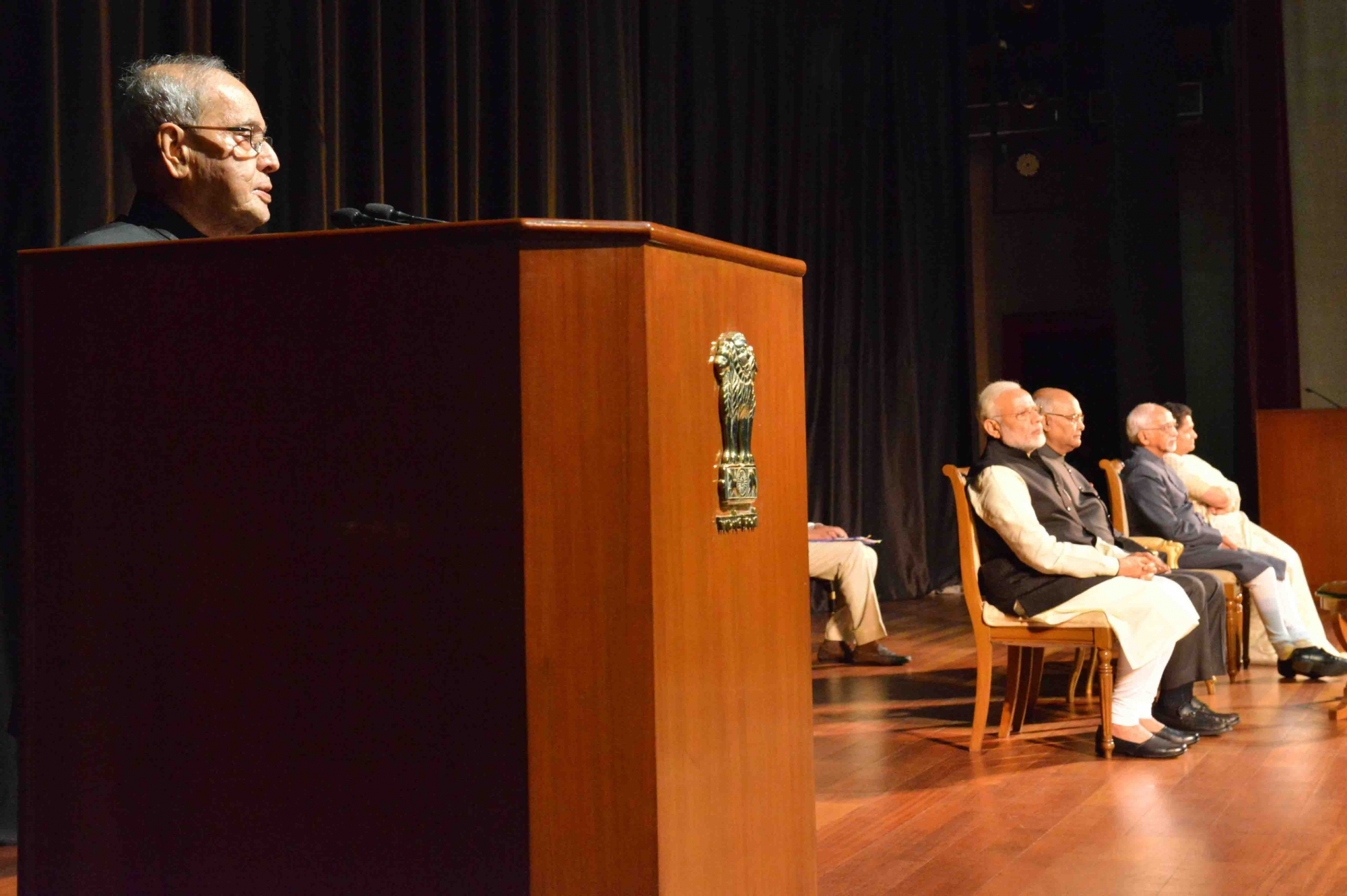 Free public discourse from violence: Mukherjee in last address to nation as president