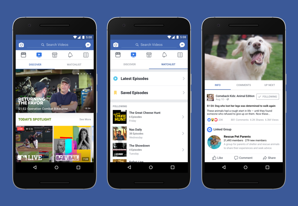 Could Facebook's Watch take on YouTube, Netflix, Amazon Prime Video?