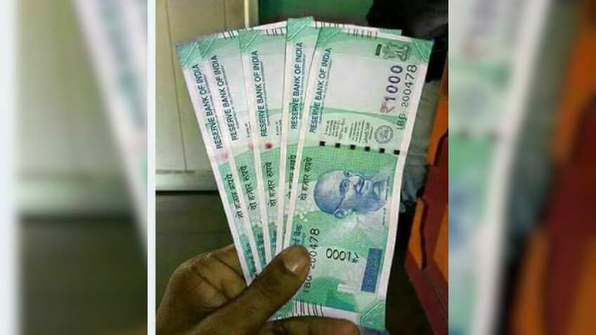 Beware! These pictures of fake Rs 1000 notes, coins are doing rounds on WhatsApp