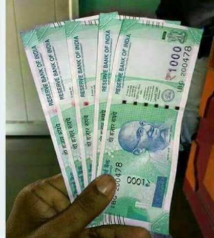 Beware! These pictures of fake Rs 1000 notes, coins are doing rounds on WhatsApp