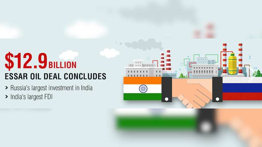 Essar Oil-Rosneft Rs 83,000 crore deal concludes; eyes to pay Rs 4000 crore to Indian lenders