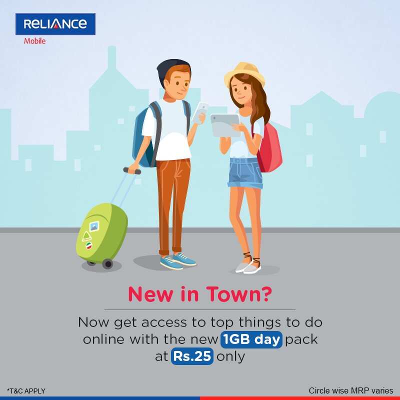 After Vodafone now Reliance Communications introduces 1GB a day pack