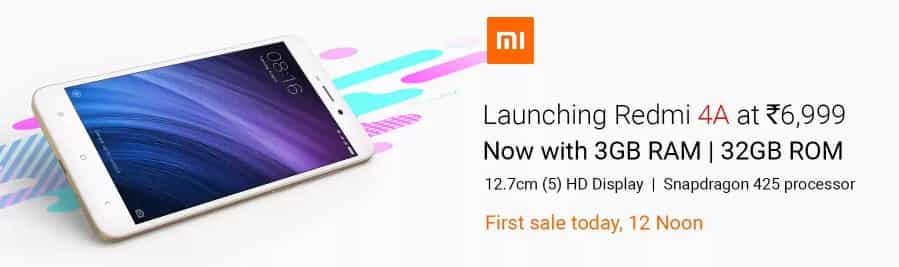 Xiaomi Redmi 4A note sale today on Flipkart; here’s what you need to know