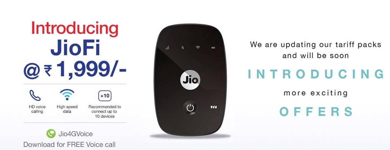 Popularity of Mi-Fi 4G data cards in rural towns pushes Reliance Jio's market share to 91%