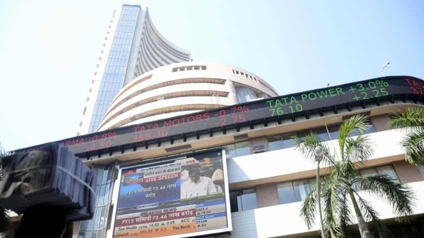 Sensex, Nifty trade in green despite GDP growth at 3-year low; Dr Reddy's gains over 7%