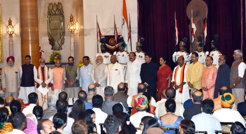 Four ministers enter PM Modi's Cabinet; Prabhu no longer Railway minister