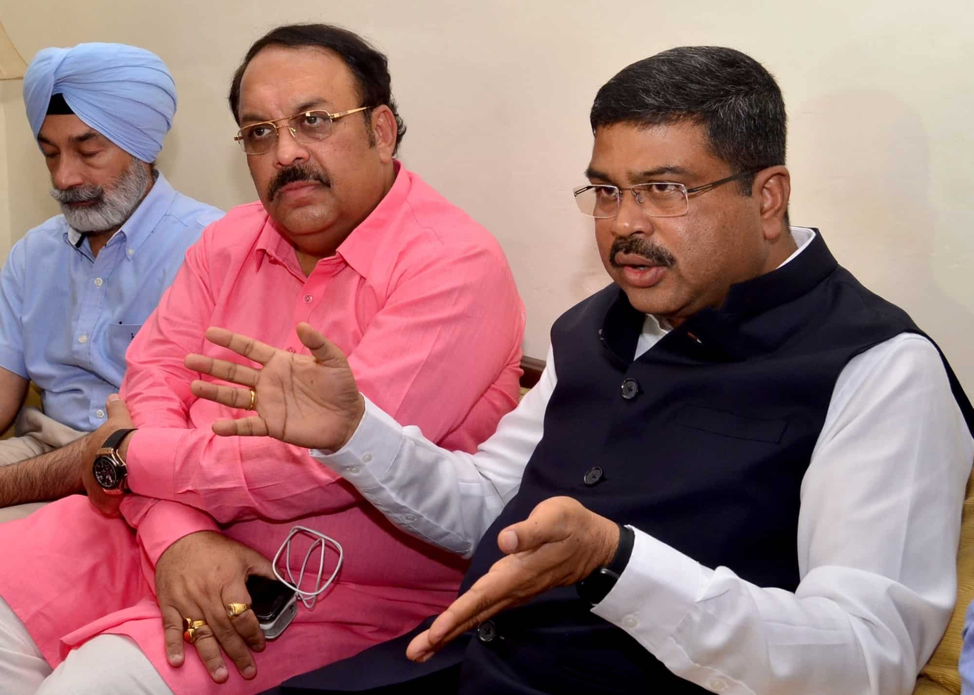 Dharmendra Pradhan blames US hurricane for rise in fuel prices