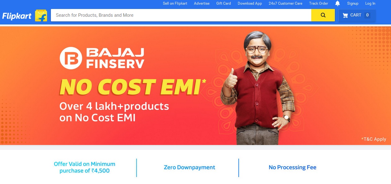 Online shoppers increasingly opt for No-cost EMI payment opion on leading e-commerce sites