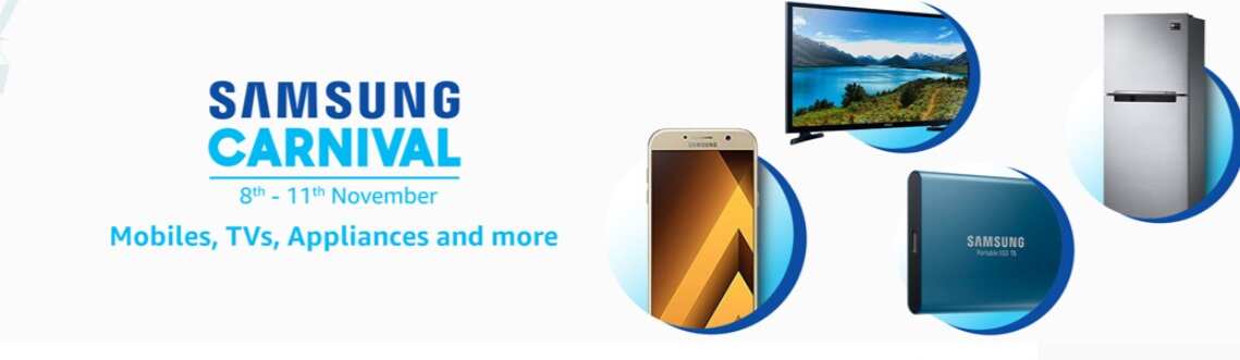 Amazon offers smartphones for under Rs 10,000 during Samsung Carnival