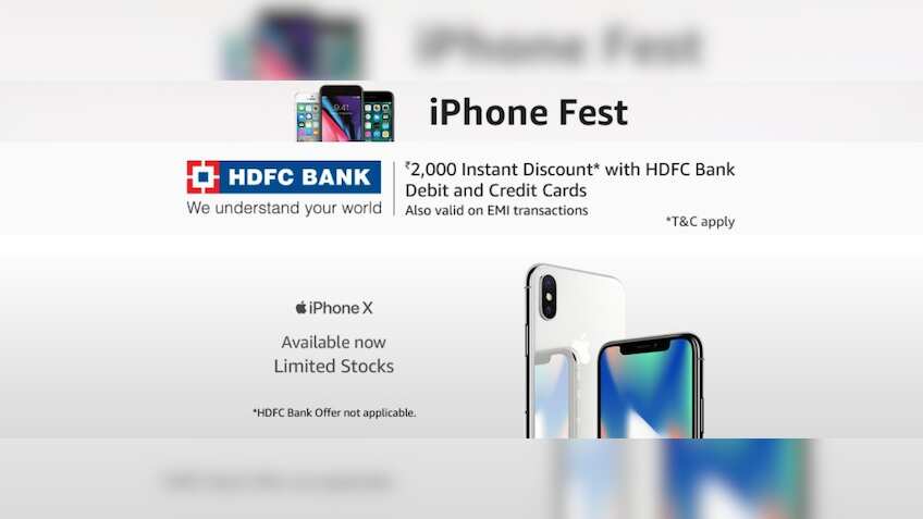 Amazon begins Apple iPhone fest sale on iPhone X, offers iPhone 8 for Rs 59,000