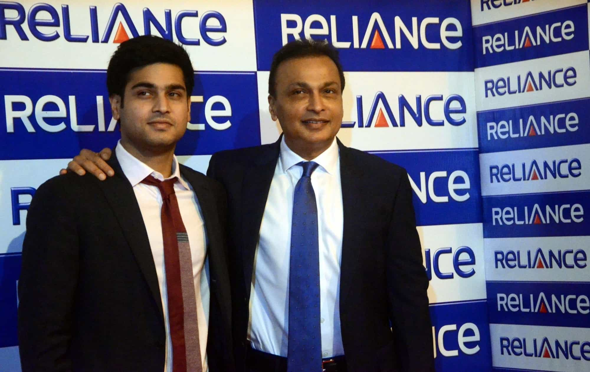 Anil Ambani with son Anmol