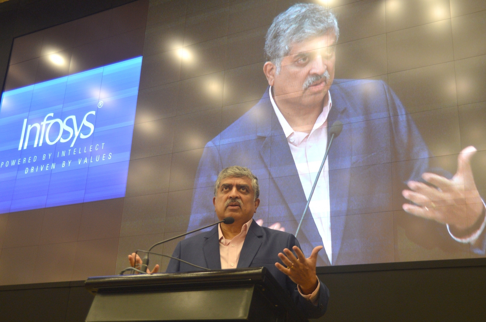 Infosys gains nearly 3% on BSE Sensex after Salil Parekh named new CEO