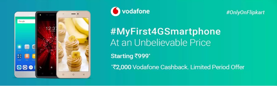 Vodafone partners with Flipkart to bring effectively priced 4G smartphone under Rs 1,000