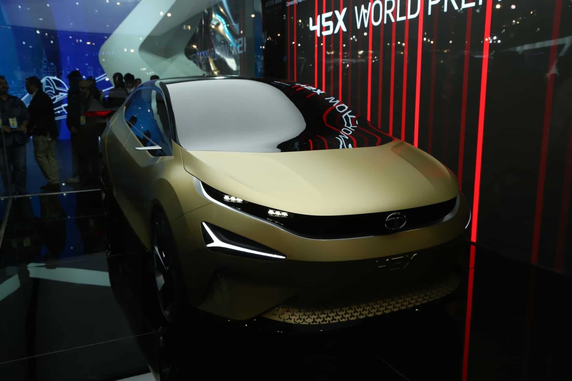 Tata Motors' electric concept car 45X at the Auto Expo 2018. IANS 