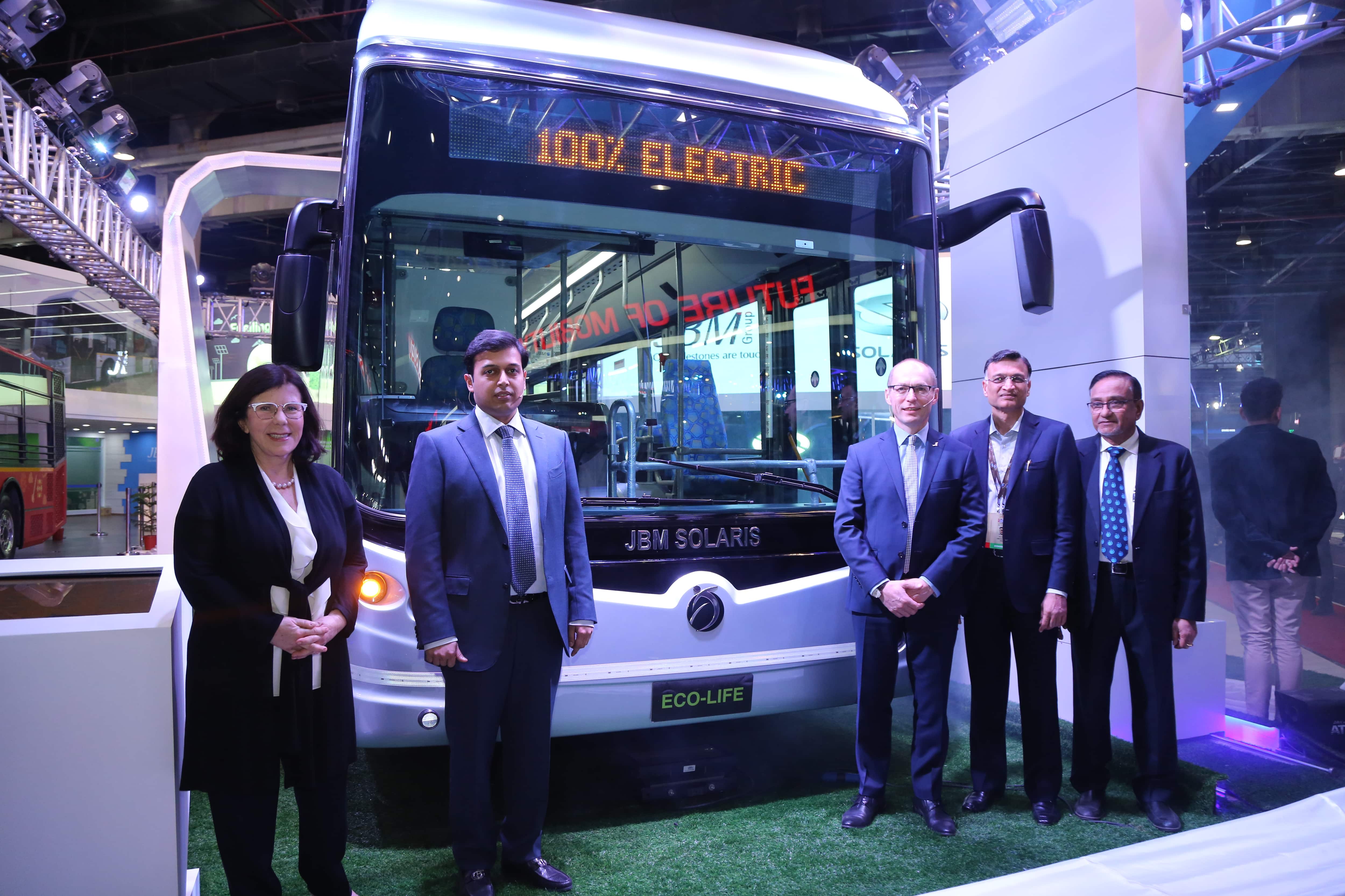 Auto Expo 2018: JBM Solaris to soon launch 'Made in India' electric bus series