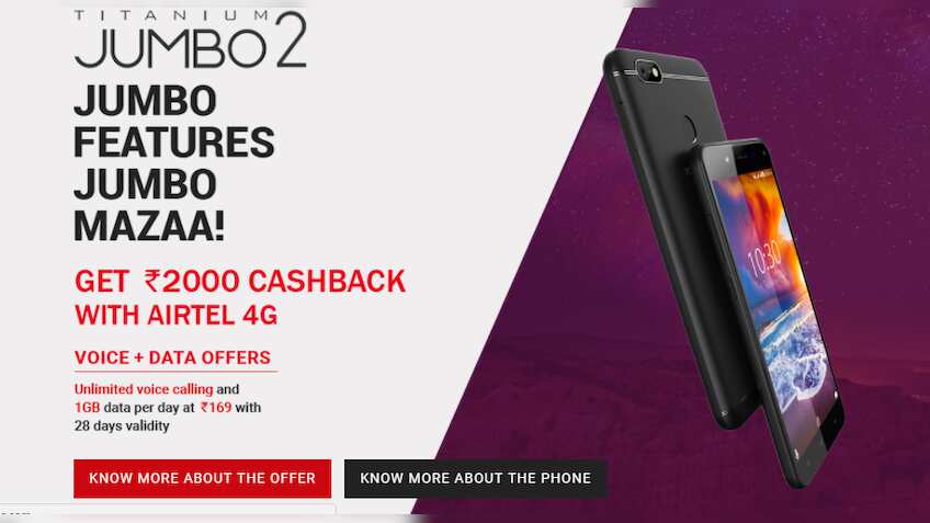 Karbonn 'Titanium Jumbo 2' budget phone launched at Rs 3,999