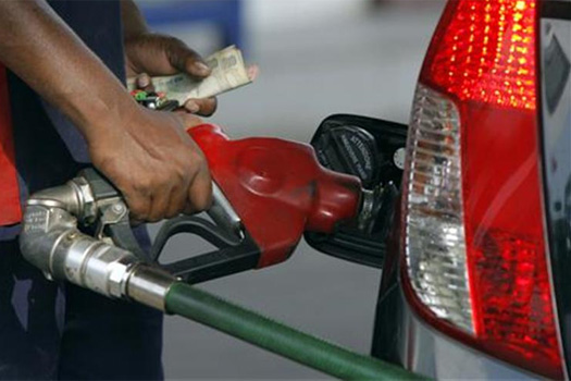 Petrol, diesel prices slightly down today