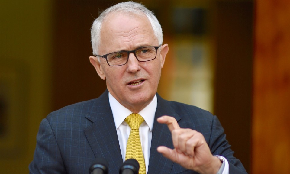 Australian PM Malcolm Turnbull backs Adani's controversial coal mine project in Queensland