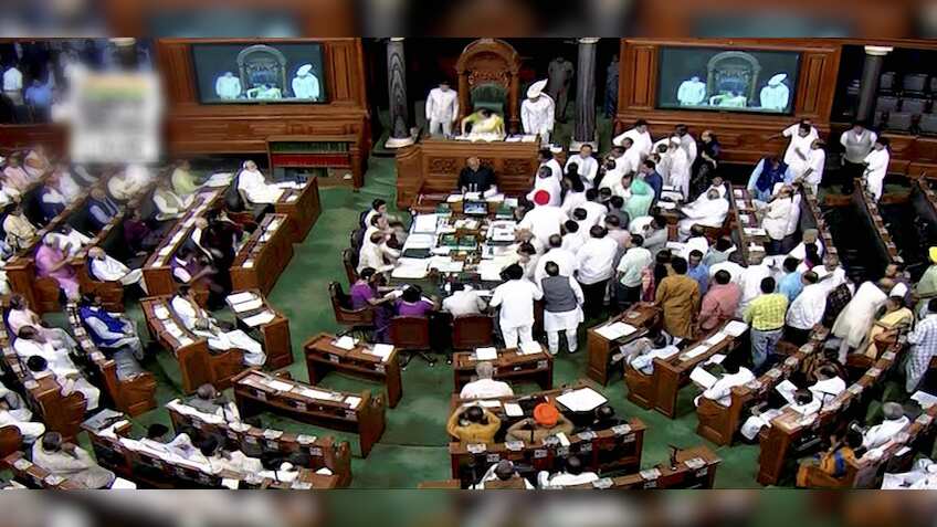 Disruption in Lok Sabha continues as TDP, TRS, AIADMK protest