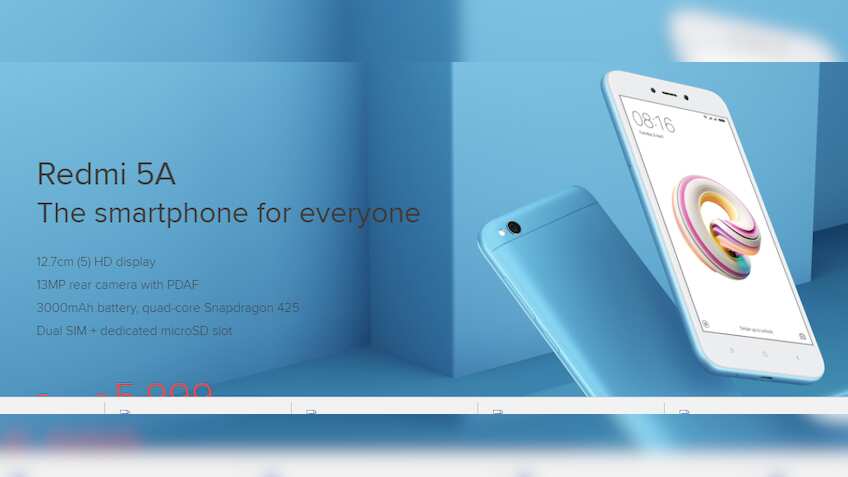 Redmi 5A price in India and more; 10 points that make this Xiaomi smartphone an eye-ball grabber 
