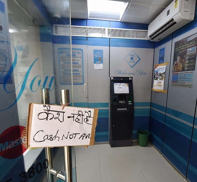 Demonetisation type cash crunch hits ATMs; Arun Jaitley