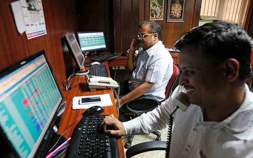 Sensex pares all gains to end in red; Axis Bank top loser; ITC surges 3%