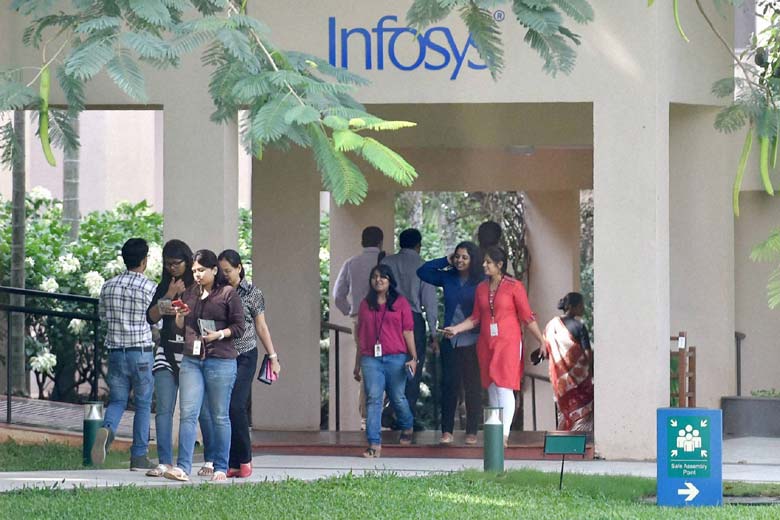 Infosys share price hits two-year high; IT giant gets on with local hiring