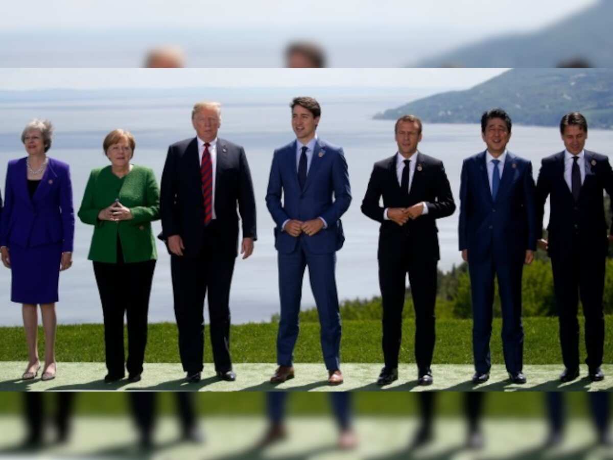 Tensions between Trump, allies subside at G7 summit