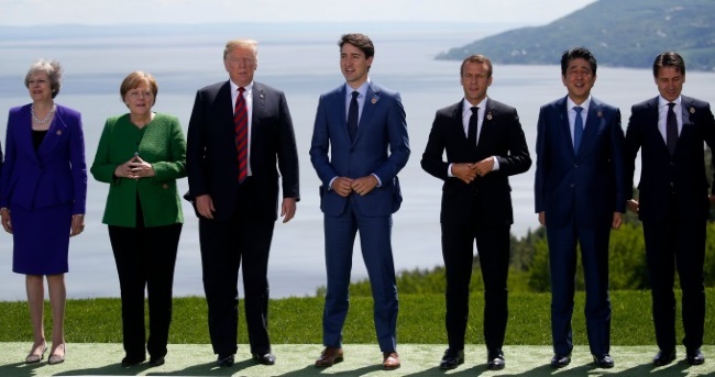 Tensions between Trump, allies subside at G7 summit
