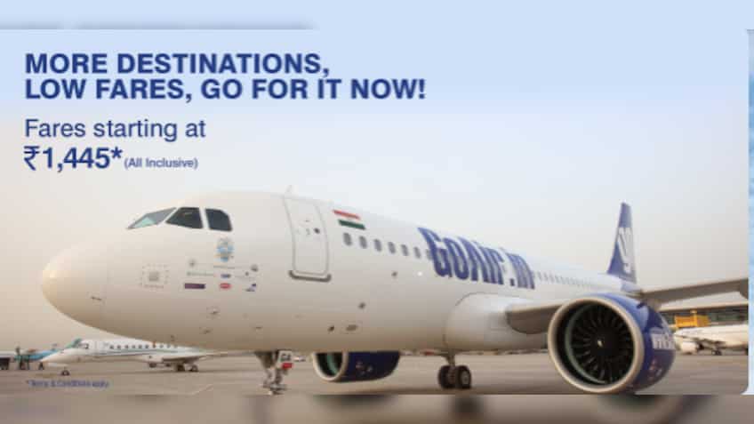 This GoAir offer on domestic flight tickets cuts airfares to as low as Rs 1,445