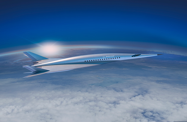 London to New York in 2 hours? Boeing