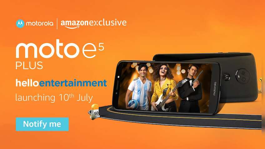 Moto E5 Plus coming soon exclusively on Amazon; Know price, date, specs and features 