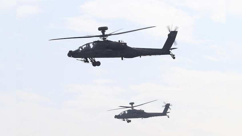 Boeing's Apache, Chinook helicopters for India complete inaugural flights