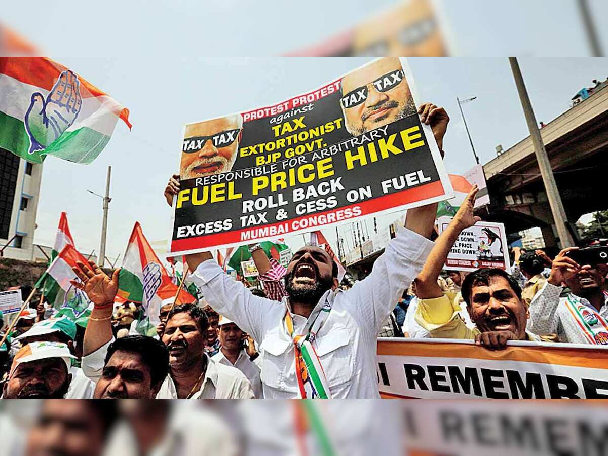 Congress calls &#039;Bharat bandh&#039; on Monday against fuel