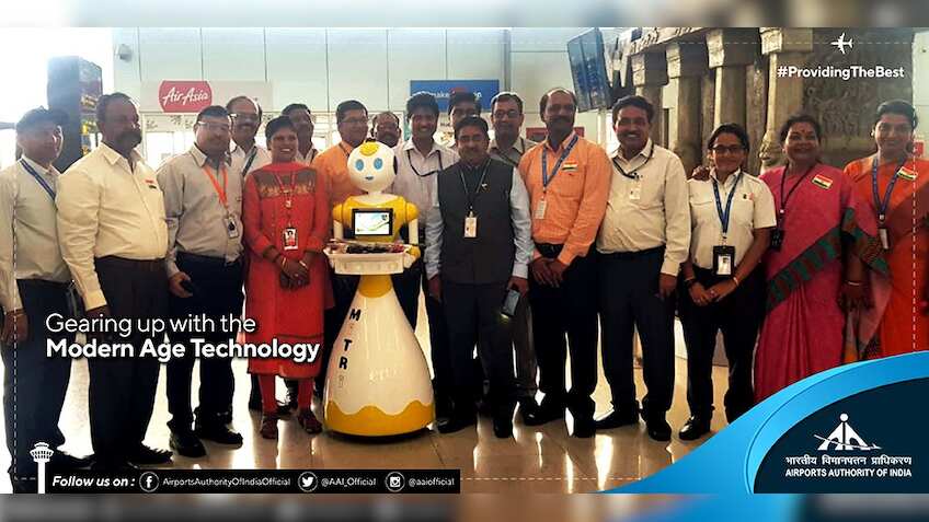 Chennai Airport takes next step in aviation, deploys robots to greet you