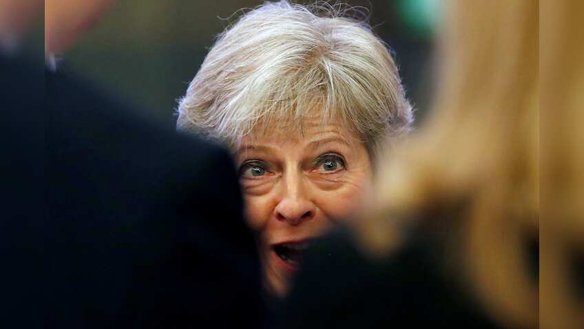 Theresa May presses her Brexit plan with EU to avoid disorderly UK departure