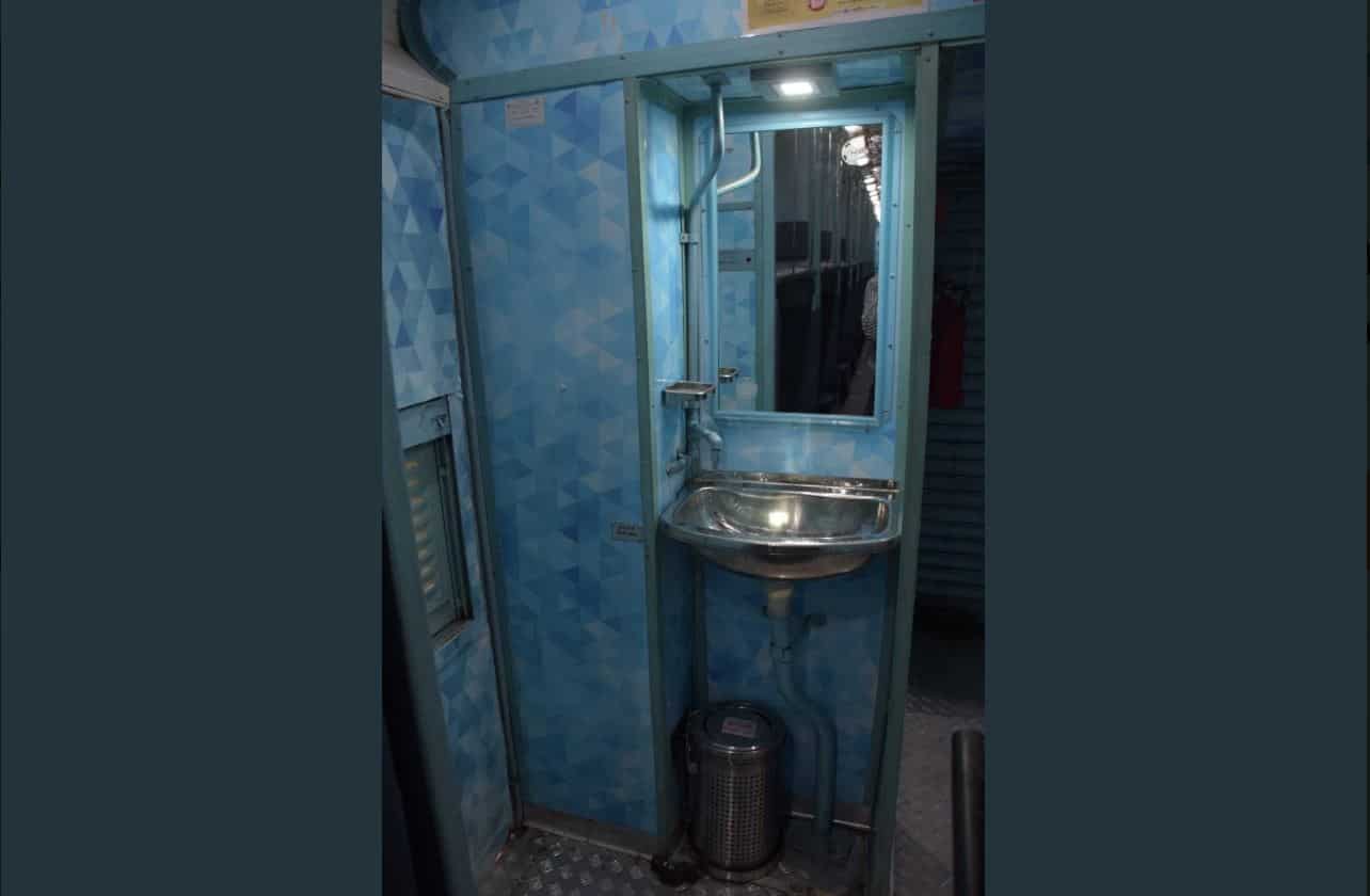 Swachh Rail Toilet of Howrah-Kalka Mail 