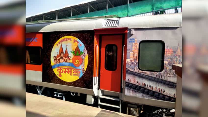 Indian Railways promises a special Kumbh mela experience, gives Prayagraj Express coach a makeover; watch video