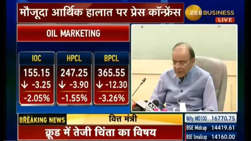 Brent crude oil at four-year high behind price cut: Arun Jaitley