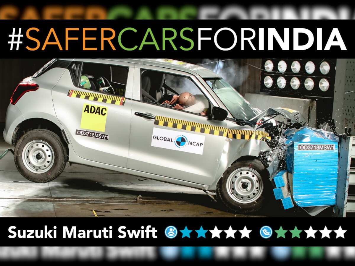 Maruti Suzuki Swift crash test: Popular car bags